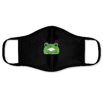 Discover Froggy Frog Is Always Angry Face Masks