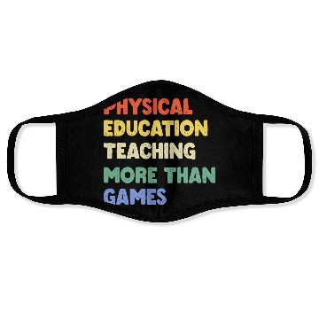Discover Physical Education Phys Ed Teacher Face Masks