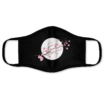 Discover Cherry Blossoms Spring Japan Nature Face Masks