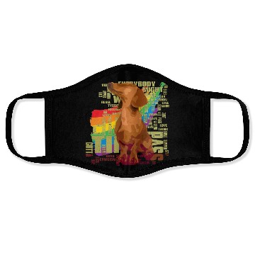 Discover pride corgi gay dog Face Masks
