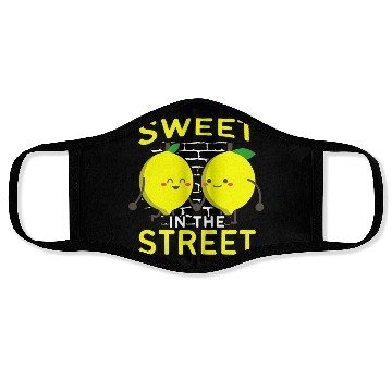 Discover Sweet In The Street Sell Lemonade Funny Lemon Face Masks