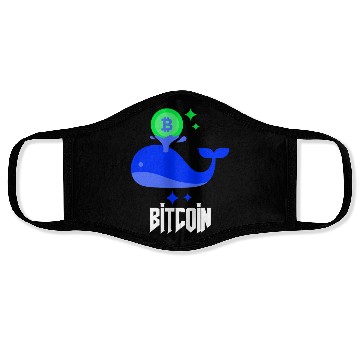 Discover Bitcoin whale Face Masks