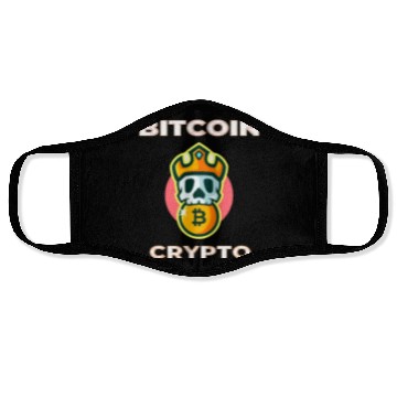 Discover Bitcoin is the king of crypto Face Masks