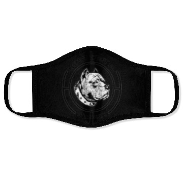 Discover RESPECT THE PITBULL Face Masks