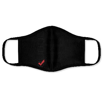 Discover Human Gender Checklist Face Masks