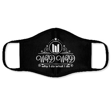 Discover Decorative Logo white Face Masks
