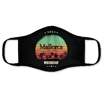 Discover Mallorca weekend Face Masks