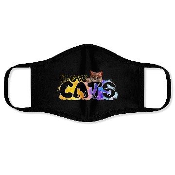 Discover I love Cats Classic Face Masks