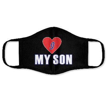 Discover I love my son Face Masks