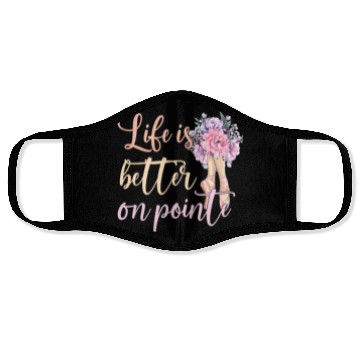 Discover Ballet Dancing Ballerina Proud Ballet Dancer Face Masks