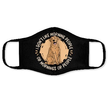 Discover Labrador Breed Dog Lover Face Masks