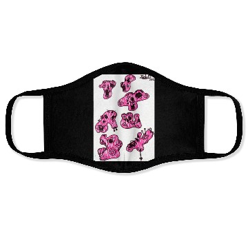 Discover pink zombies Face Masks