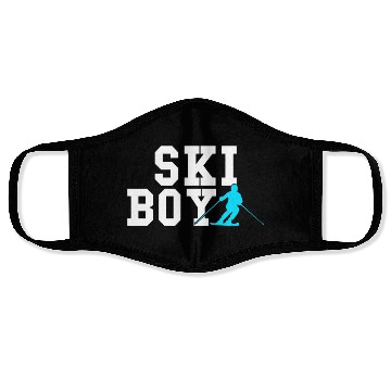 Discover ski boy Face Masks