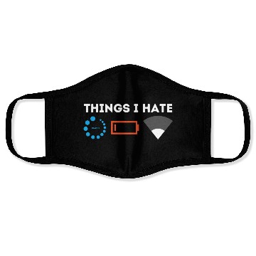 Discover Things I Hate Gamer Computer Science Programmer & Face Masks