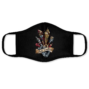 Discover Art Teacher Face Masks