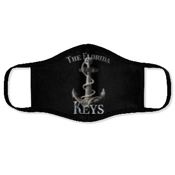 Discover Florida Keys Vacation Nautical Anchor Sailing Face Masks