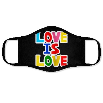 Discover Love is Love Face Masks