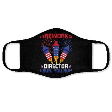 Discover Fireworks Director Face Masks