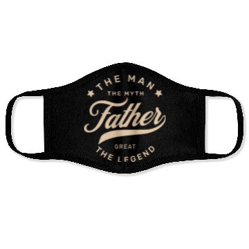 Discover Father the legend Face Masks