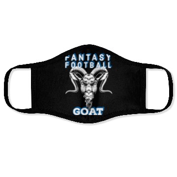 Discover Fantasy Football GOAT Gift Idea Draft BBQ Face Masks