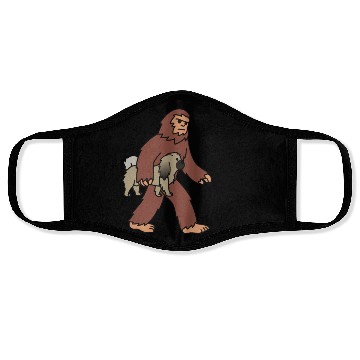 Discover Bigfoot Sasquatch Walking Pekingese Face Masks