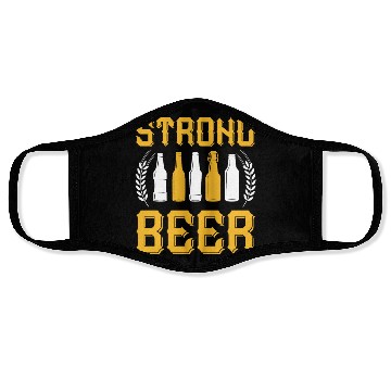 Discover STRONG BEER Face Masks