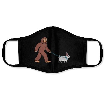 Discover Bigfoot Sasquatch Walking Rabbit Face Masks