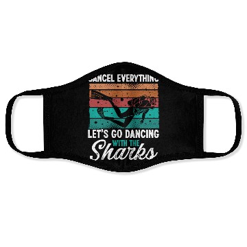 Discover Scuba Diving Dancing with Sharks Scuba Diver Face Masks