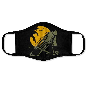 Discover OBX Beach B OBX Army Green Vintage Face Masks