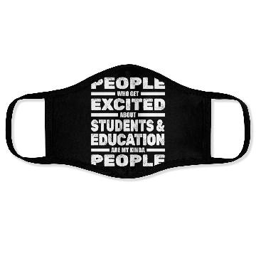 Discover High School Teacher Professor Face Masks