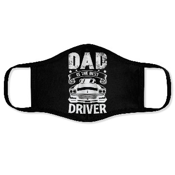 Discover Dad is the Best Driver - Father's Day Gift Face Masks