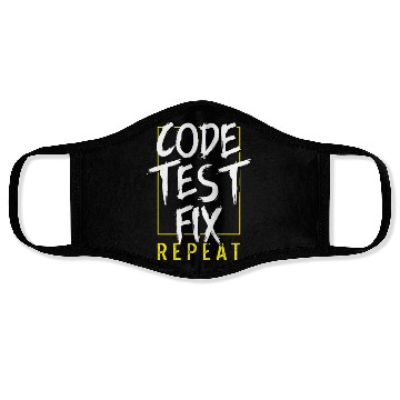 Discover Code Test Fix Computer Engineer Gift Face Masks