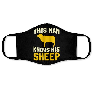 Discover Sheep Farming Lamb Farmer Face Masks