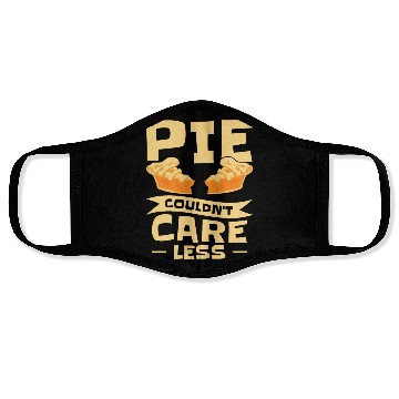 Discover Pastry Chef Baking Pie Dessert Foodie Face Masks