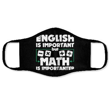 Discover Funny Math Art Student Pun Mathematics Lovers Pun Face Masks