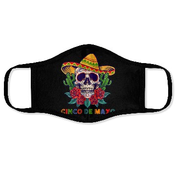 Discover Cinco De Mayo Mexican Cross Sunglasses Skull Musta Face Masks