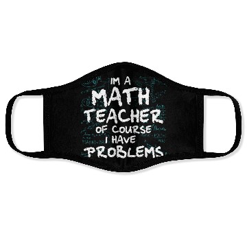 Discover Math Teacher Art Statistics Algebra Mathematics Face Masks