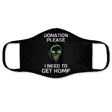 Discover Alien Gift Extraterrestrial UFO AREA 51 Sci-fi Face Masks