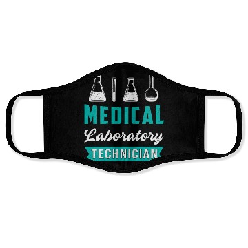 Discover Medical Laboratory Technician Science Lab Tech Face Masks