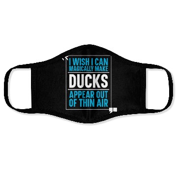 Discover Duck Breeder Goose Farmer Face Masks