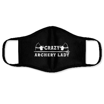 Discover Crazy Archery Lady Archer Face Masks