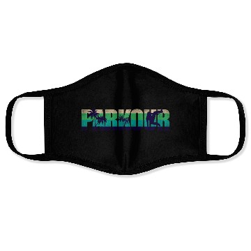 Discover Parkour Free Running Traceur Retro Face Masks