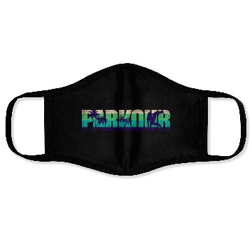 Discover Parkour Free Running Traceur Retro Face Masks