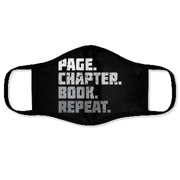 Discover Page Chapter Book Lover Reading Face Masks