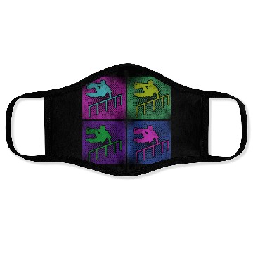 Discover Parkour Free Running Traceur 80S Face Masks