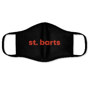 Discover St Barts - Red Face Masks