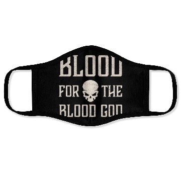 Discover Blood For The Blood God Skull Face Masks