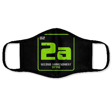 Discover Second Amendment Gun Rights 2nd Amendment America Face Masks