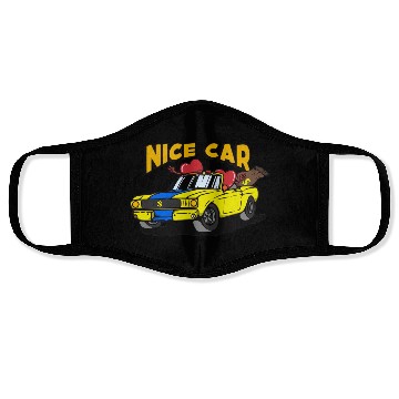 Discover Nice Car Art Face Masks
