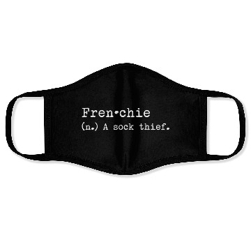 Discover A Sock Thief French Bulldog Face Masks